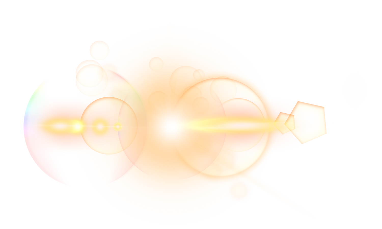 Abstract Glowing Streaks Element